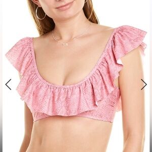 Splendid Ruffle Bralette Top size small